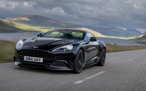 2014 Aston Martin Vanquish carbon black car speed wallpaper thumb