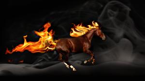 Fire Horse wallpaper thumb