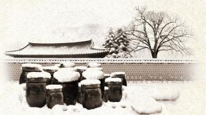 Winter Pagoda wallpaper thumb