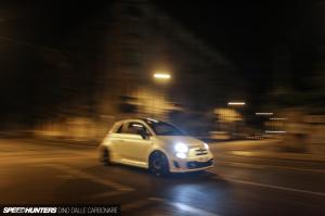 Fiat Motion Blur Night Lights HD wallpaper thumb