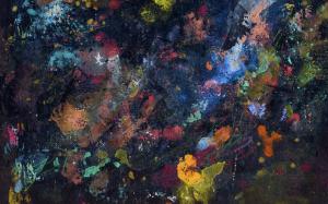 Painting Abstract Canvas Splatter HD wallpaper thumb