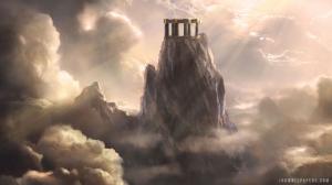 Mount Olympus in God of War 3 wallpaper thumb