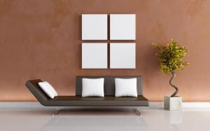 Modern living decor wallpaper thumb