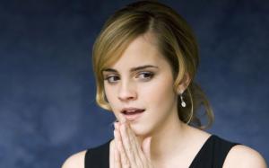 Emma Watson Thinking Wide Screen HD wallpaper thumb