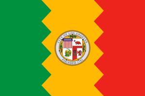 Los Angeles Flag wallpaper thumb