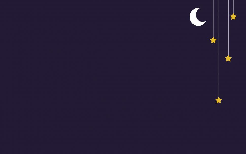 Minimalism, Purple Background, Stars, Moon, Patterns wallpaper,minimalism HD wallpaper,purple background HD wallpaper,stars HD wallpaper,moon HD wallpaper,patterns HD wallpaper,2560x1600 HD wallpaper,2560x1600 wallpaper