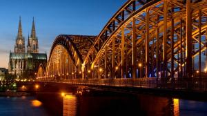Cologne Cathedral Hohenzollern Bridge wallpaper thumb