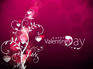Vector Valentine's Day hearts wallpaper thumb