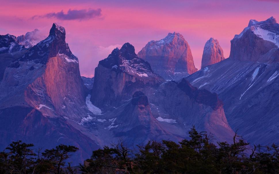 Nature, Landscape, Patagonia, Sunrise, Mountain, Torres Del Paine, Chile, Forest wallpaper,nature HD wallpaper,landscape HD wallpaper,patagonia HD wallpaper,sunrise HD wallpaper,mountain HD wallpaper,torres del paine HD wallpaper,chile HD wallpaper,forest HD wallpaper,1920x1200 wallpaper