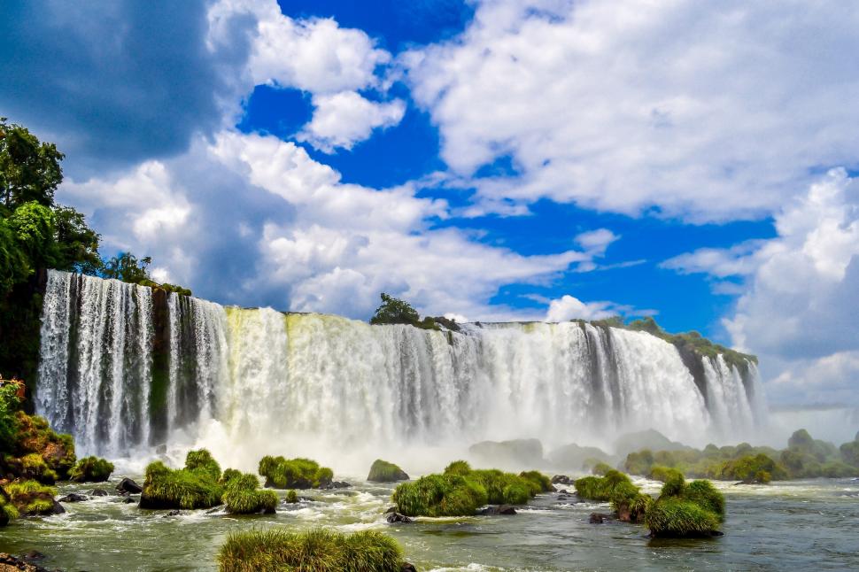 Iguazu Falls, Brazil wallpaper,sky HD wallpaper,clouds HD wallpaper,Brazil HD wallpaper,falls HD wallpaper,Iguazu Falls HD wallpaper,bumps HD wallpaper,3600x2400 wallpaper