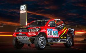 Toyota Hilux SUV car, Dakar Rally wallpaper thumb