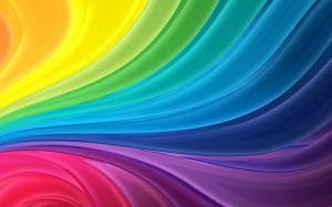 Curl Rainbow wallpaper thumb