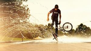 So Cool Stunt With Water wallpaper thumb