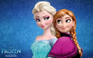 Frozen, Disney movie, Anna, Elsa, sisters wallpaper thumb