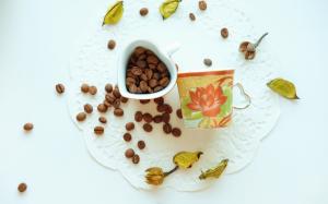 caffeine, coffee, mug, coffee beans, cup, art wallpaper thumb