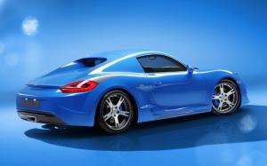 2014 Studiotorino Porsche Cayman Moncenisio Blue 3 wallpaper thumb