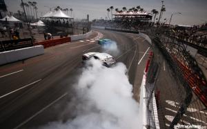 Race Track Drift Smoke Race Cars HD wallpaper thumb