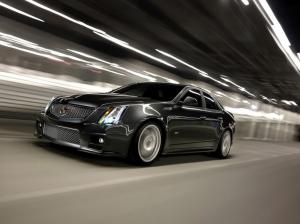 Cadillac CTS-V Motion Blur HD wallpaper thumb
