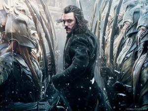 Luke Evans in  The Hobbit The Battle of the Five Armies wallpaper thumb
