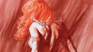 Red Sonja Redhead Drawing HD wallpaper thumb