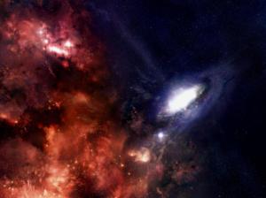 galaxy, stars, black holes, universe wallpaper thumb