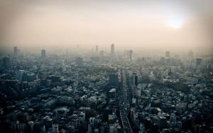 Tokyo, Japan, City, Cityscape, Smog, Road wallpaper thumb