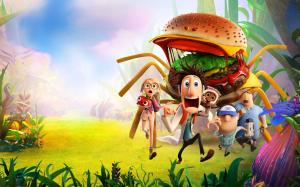 Cloudy with a chance of Meatballs wallpaper thumb