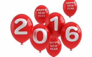 2016 Happy New Year Balloons wallpaper thumb