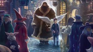 Harry Potter Owl Drawing Witch HD wallpaper thumb