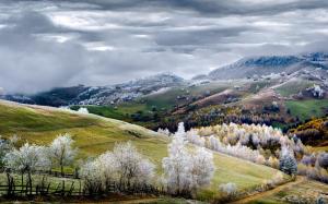 Nature, Landscape, Romania, Fairy Tale, Fall, Road, Mountain, Trees wallpaper thumb