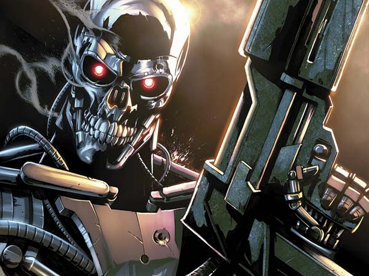 Terminator Robocop HD wallpaper | anime | Wallpaper Better