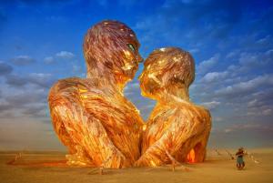 Trey Ratcliff, Burning Man, Desert, Photography wallpaper thumb
