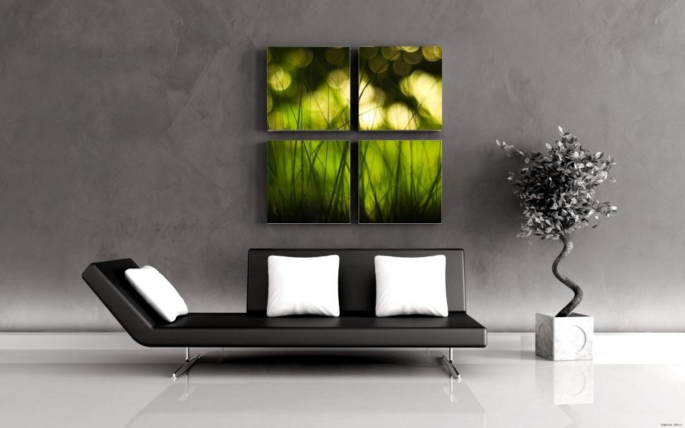Zen Room wallpaper,green HD wallpaper,room HD wallpaper,bonsai HD wallpaper,sofa HD wallpaper,interier HD wallpaper,nature & landscapes HD wallpaper,1920x1200 wallpaper