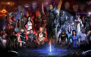 Mass Effect 3 game characters wallpaper thumb