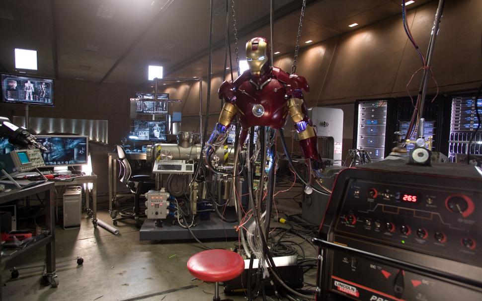 Iron Man Laboratory wallpaper,movie HD wallpaper,poster HD wallpaper,2560x1600 wallpaper
