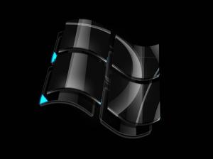Black 3D Windows Image wallpaper thumb