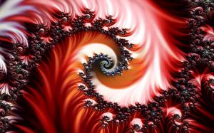 Abstract spiral pattern wallpaper thumb