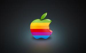 3D Colorful Apple wallpaper thumb