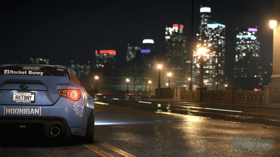 Need For Speed, 2015, Video Games, Car, Subaru BRZ, Night, Light wallpaper,need for speed HD wallpaper,2015 HD wallpaper,video games HD wallpaper,car HD wallpaper,subaru brz HD wallpaper,night HD wallpaper,light HD wallpaper,1920x1080 wallpaper