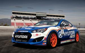Hyundai Genesis race car wallpaper thumb