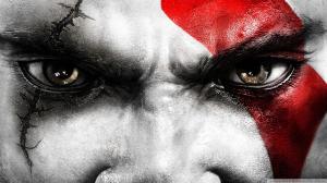 God of War Kratos Eyes HD wallpaper thumb