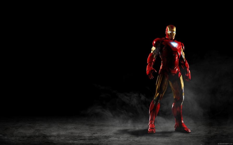 Red Iron Man on black background wallpaper,movie HD wallpaper,iron HD wallpaper,man HD wallpaper,marvel HD wallpaper,1920x1200 wallpaper