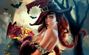Sweet Witch wallpaper thumb