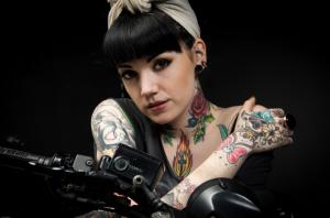 Woman, Tattoos, Photography wallpaper thumb