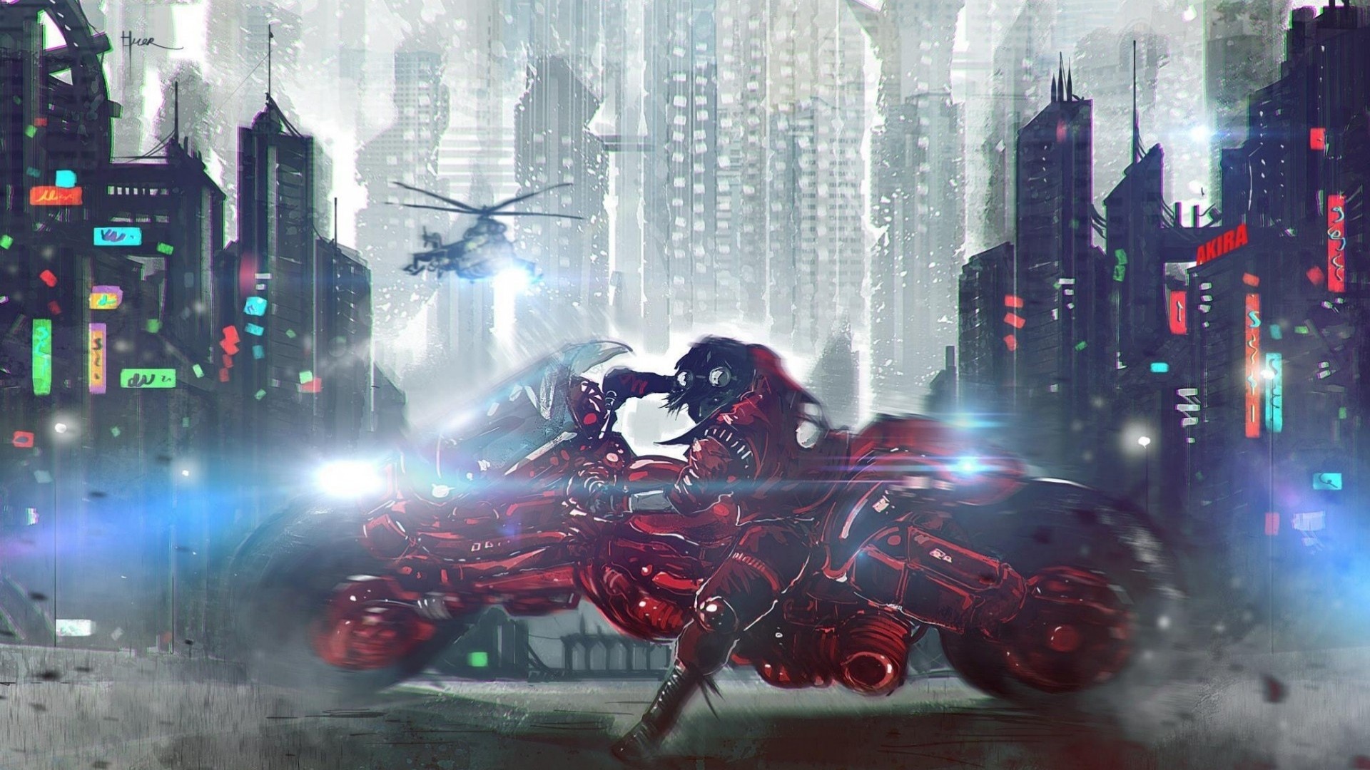 Download Wallpaper For 2560x1080 Resolution Cyberpunk Futuristic Akira Kaneda Anime Wallpaper Better