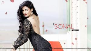 Sonal Chouhan In Black Dress wallpaper thumb
