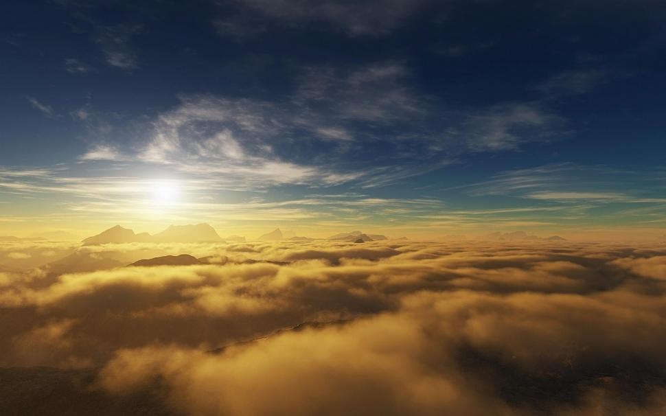 Above The Skies wallpaper,earth HD wallpaper,skies HD wallpaper,nature HD wallpaper,clouds HD wallpaper,3d & abstract HD wallpaper,2560x1600 wallpaper