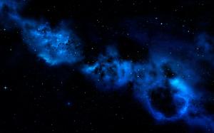 Galaxy, Stars, Space, Blue, Black wallpaper thumb