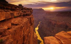 American landscape, canyons sunset wallpaper thumb