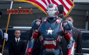 Iron Patriot Armor in Iron Man 3 wallpaper thumb